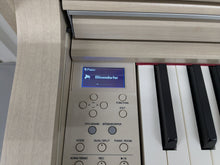 Load image into Gallery viewer, Yamaha Clavinova CLP-635 CLP-635WA Digital Piano and stool in white ash stock # 25296