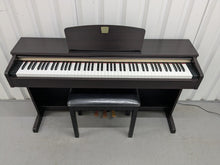 Load image into Gallery viewer, Yamaha Clavinova CLP-320 Digital Piano and stool in dark rosewood stock #25292