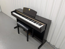 Load image into Gallery viewer, Yamaha Clavinova CLP-320 Digital Piano and stool in dark rosewood stock #25292