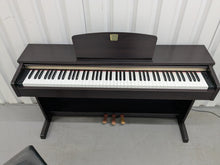 Load image into Gallery viewer, Yamaha Clavinova CLP-320 Digital Piano and stool in dark rosewood stock #25292