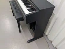 Load image into Gallery viewer, Yamaha Arius YDP-143 Digital Piano and stool in satin black stock #25298