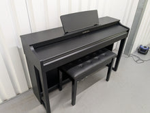 Load image into Gallery viewer, Yamaha clavinova CLP-525 digital piano in satin black colour stock # 25297