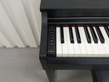 Load image into Gallery viewer, Yamaha clavinova CLP-525 digital piano in satin black colour stock # 25297