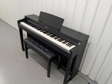 Load image into Gallery viewer, Yamaha clavinova CLP-525 digital piano in satin black colour stock # 25297