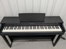 Load image into Gallery viewer, Yamaha clavinova CLP-525 digital piano in satin black colour stock # 25297