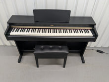 Load image into Gallery viewer, Yamaha Arius YDP-162 Digital Piano and stool in satin black, clavinova keyboard stock #25302