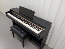 Load image into Gallery viewer, Yamaha Arius YDP-162 Digital Piano and stool in satin black, clavinova keyboard stock #25302