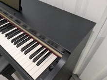 Load image into Gallery viewer, Yamaha Arius YDP-162 Digital Piano and stool in satin black, clavinova keyboard stock #25302