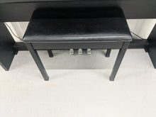 Load image into Gallery viewer, Roland F140R Digital Piano in satin black slim line space saver stock # 25303