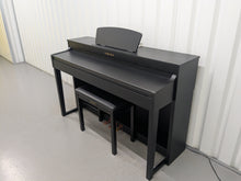 Load image into Gallery viewer, Yamaha Clavinova CLP-430 Digital Piano and stool in satin black stock #25307