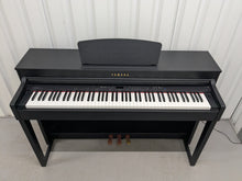 Load image into Gallery viewer, Yamaha Clavinova CLP-430 Digital Piano and stool in satin black stock #25307