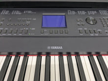 Load image into Gallery viewer, Yamaha DGX-660 black portable grand piano keyboard and stand stock #25314