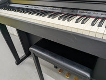 Load image into Gallery viewer, Roland HP503 digital piano and stool in satin black finish stock number 25308
