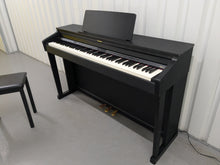 Load image into Gallery viewer, Roland HP503 digital piano and stool in satin black finish stock number 25308