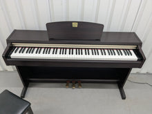 Load image into Gallery viewer, Yamaha Clavinova CLP-220 digital piano and stool in rosewood stock #25329