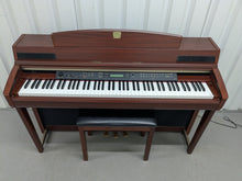 Load image into Gallery viewer, YAMAHA CLAVINOVA CLP-270 DIGITAL PIANO AND STOOL IN MAHOGANY FINISH stock #25332