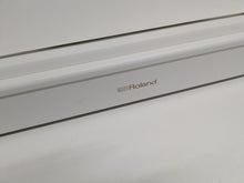Load image into Gallery viewer, Roland HP702 Concert Class Digital Piano and stool in satin white stock #25335