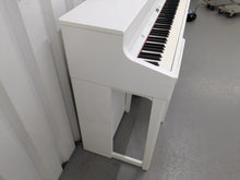 Load image into Gallery viewer, Roland HP702 Concert Class Digital Piano and stool in satin white stock #25335