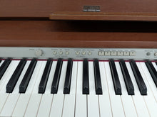 Load image into Gallery viewer, Roland DP990 digital slim line space saving piano in mahogany stock # 25331