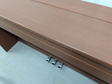 Load image into Gallery viewer, Roland DP990 digital slim line space saving piano in mahogany stock # 25331