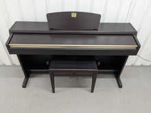 Load image into Gallery viewer, Yamaha Clavinova CLP-220 digital piano and stool in rosewood stock #25340