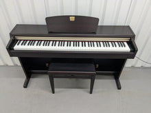 Load image into Gallery viewer, Yamaha Clavinova CLP-220 digital piano and stool in rosewood stock #25340
