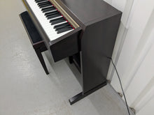 Load image into Gallery viewer, Yamaha Clavinova CLP-220 digital piano and stool in rosewood stock #25340