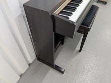 Load image into Gallery viewer, Yamaha Clavinova CLP-220 digital piano and stool in rosewood stock #25340
