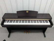 Load image into Gallery viewer, Yamaha Clavinova CLP-220 digital piano and stool in rosewood stock #25340