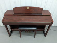 Load image into Gallery viewer, Yamaha Clavinova CLP-150 digital piano and stool in mahogany stock #25337