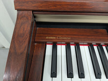 Load image into Gallery viewer, Yamaha Clavinova CLP-150 digital piano and stool in mahogany stock #25337