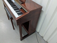 Load image into Gallery viewer, Yamaha Clavinova CLP-150 digital piano and stool in mahogany stock #25337