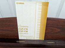Load image into Gallery viewer, Yamaha Clavinova CLP-150 digital piano and stool in mahogany stock #25337
