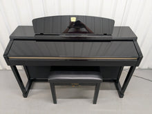 Load image into Gallery viewer, Yamaha Clavinova CLP-170PE Digital Piano glossy black polished ebony stock #25336