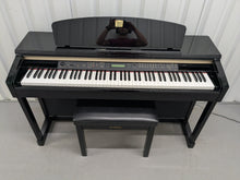 Load image into Gallery viewer, Yamaha Clavinova CLP-170PE Digital Piano glossy black polished ebony stock #25336
