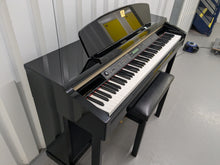 Load image into Gallery viewer, Yamaha Clavinova CLP-170PE Digital Piano glossy black polished ebony stock #25336