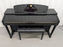 Load image into Gallery viewer, Yamaha Clavinova CLP-170PE Digital Piano glossy black polished ebony stock #25339
