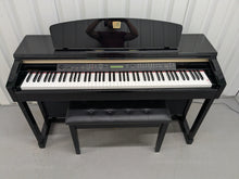 Load image into Gallery viewer, Yamaha Clavinova CLP-170PE Digital Piano glossy black polished ebony stock #25339