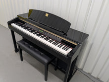 Load image into Gallery viewer, Yamaha Clavinova CLP-170PE Digital Piano glossy black polished ebony stock #25339