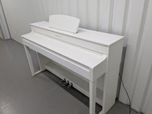 Load image into Gallery viewer, Yamaha Clavinova CLP-535 digital piano in satin white stock # 25367