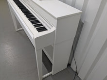 Load image into Gallery viewer, Yamaha Clavinova CLP-535 digital piano in satin white stock # 25367