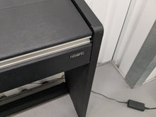 Load image into Gallery viewer, Roland F110 compact slim size Digital Piano in black  stock # 25364