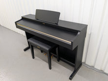 Load image into Gallery viewer, Yamaha Arius YDP-162 Digital Piano and stool in satin black, clavinova keyboard stock #25346