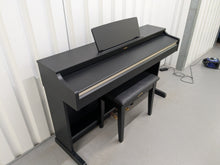 Load image into Gallery viewer, Yamaha Arius YDP-162 Digital Piano and stool in satin black, clavinova keyboard stock #25346