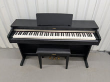 Load image into Gallery viewer, Yamaha Arius YDP-162 Digital Piano and stool in satin black, clavinova keyboard stock #25346