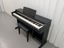 Load image into Gallery viewer, Yamaha Arius YDP-162 Digital Piano and stool in satin black, clavinova keyboard stock #25346