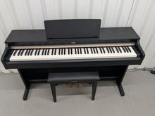 Load image into Gallery viewer, Yamaha Arius YDP-162 Digital Piano and stool in satin black, clavinova keyboard stock #25346