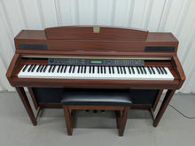 Load image into Gallery viewer, YAMAHA CLAVINOVA CLP-270 DIGITAL PIANO AND STOOL IN MAHOGANY FINISH stock #25347