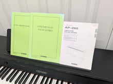 Load image into Gallery viewer, Casio Celviano AP-260 digital piano in satin black finish stock #25370