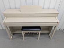 Load image into Gallery viewer, Yamaha Clavinova CLP-535 in white ash with matching stool stock nr 25373